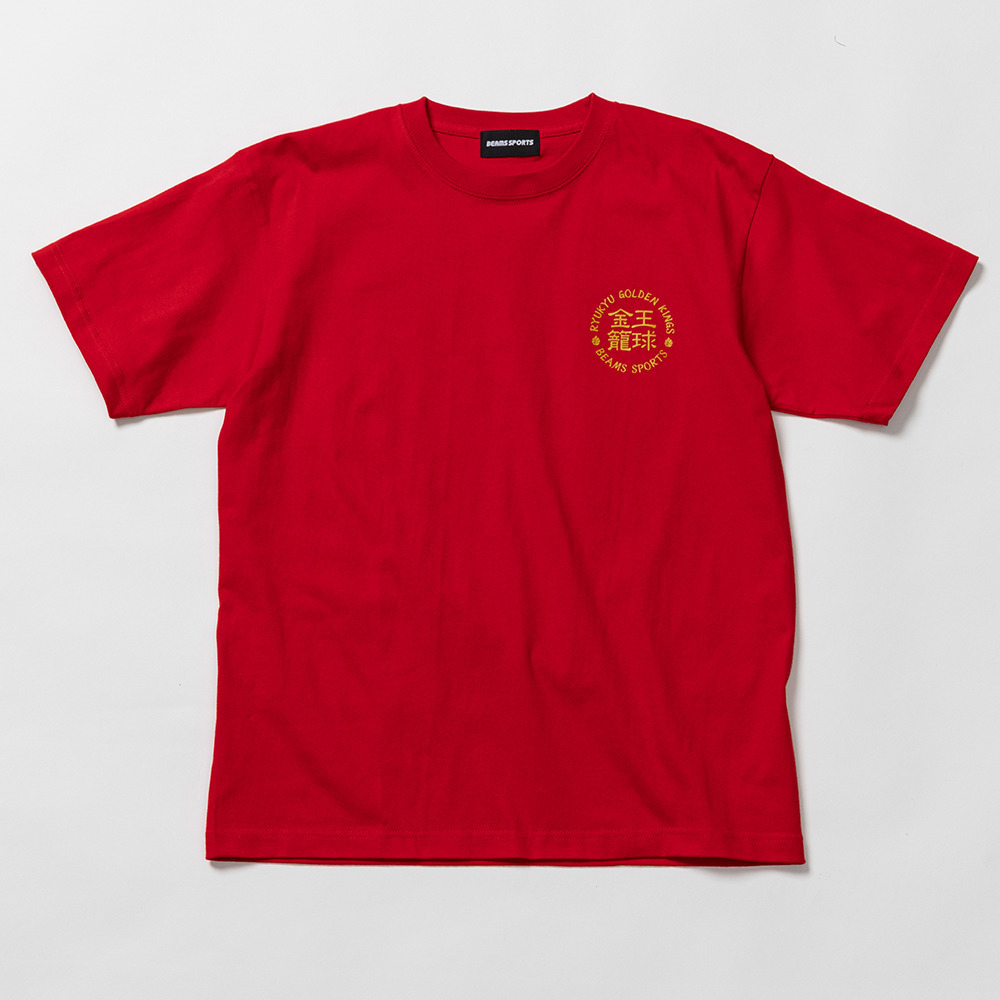 BEAMS SPORTS 金王籠球Tシャツ[RED]